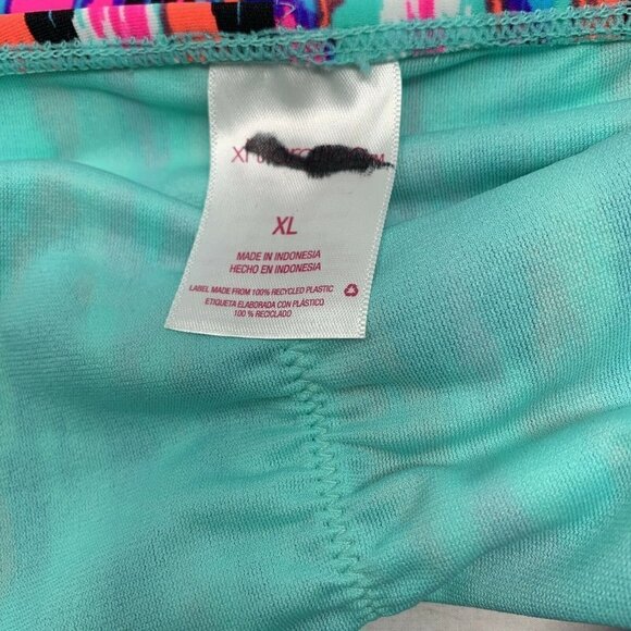 Xhilaration Multicolor Artsy Boho Bikini Swim Side Tie Swimsuit - Picture 3 of 3